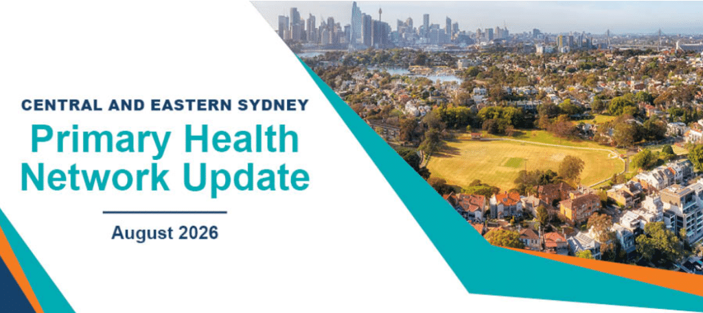 Central And Eastern Sydney Primary Health Network Update August