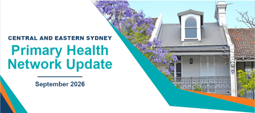 Central And Eastern Sydney Primary Health Network Update September